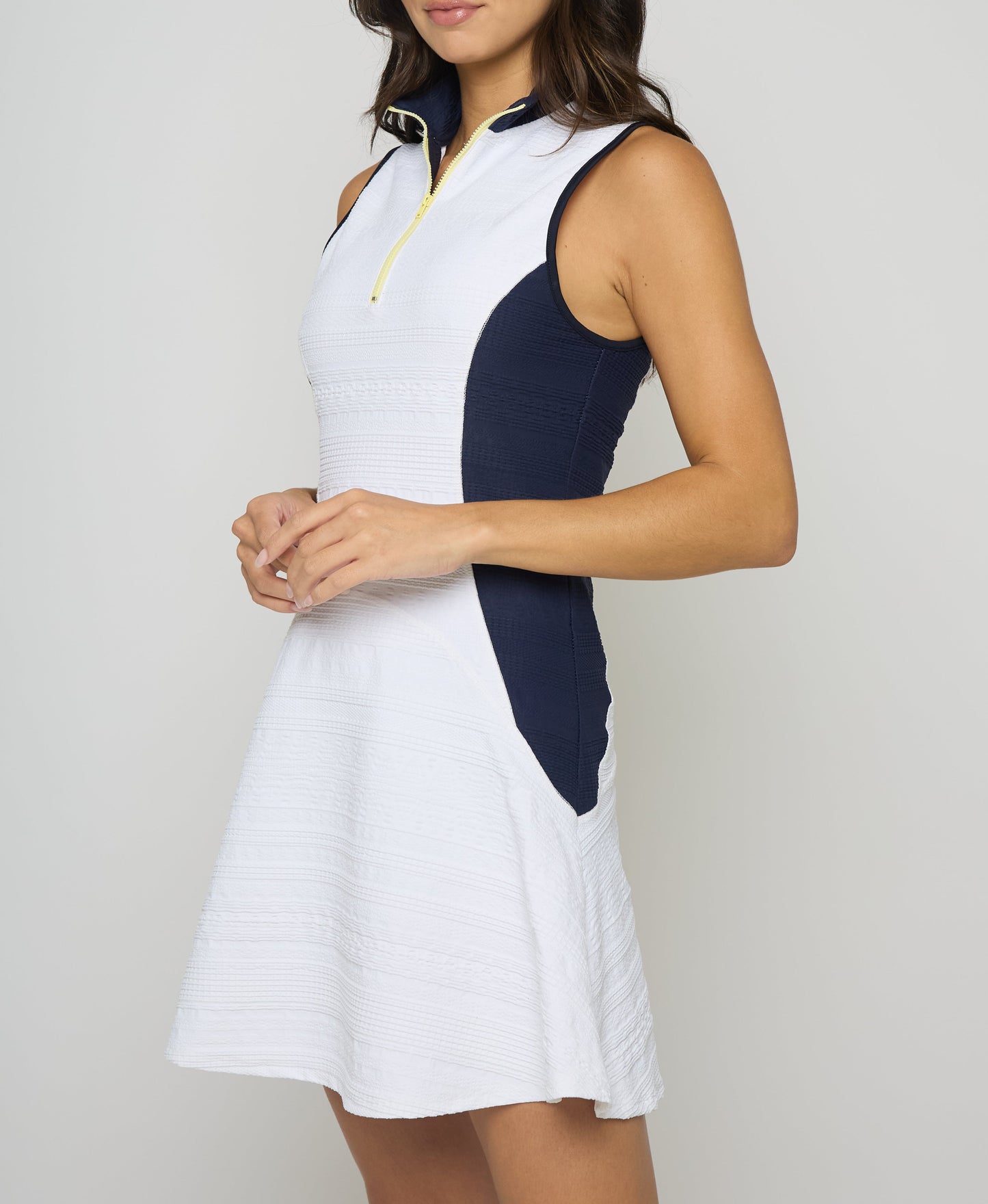 L'ETOILE SPORT ZIP FRONT TENNIS DRESS