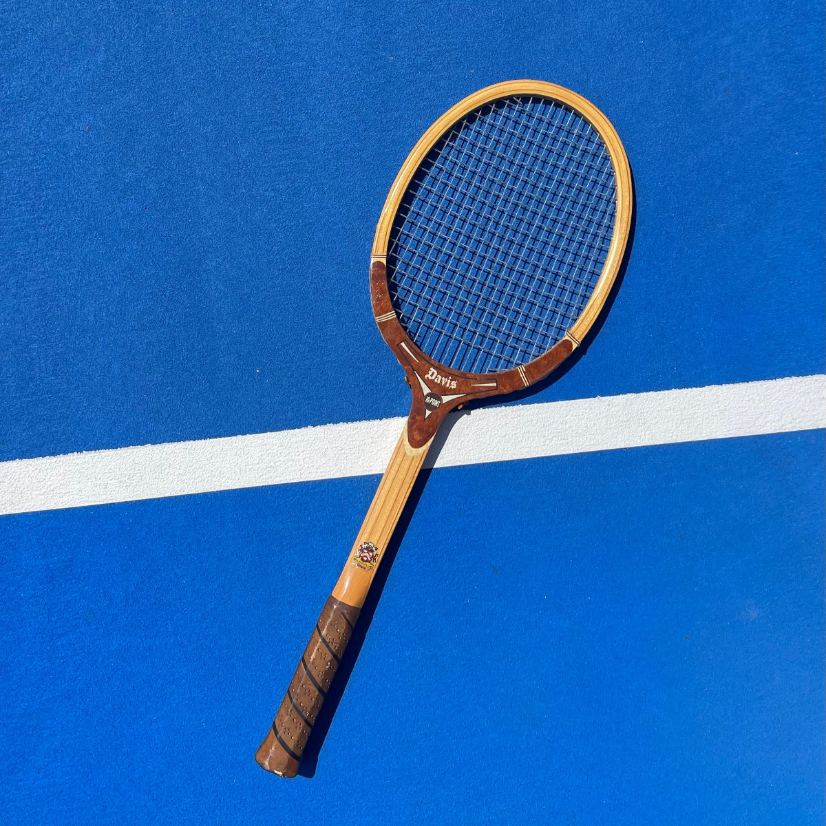 Vintage Tad Davis Wood Imperial Tennis Racquet
