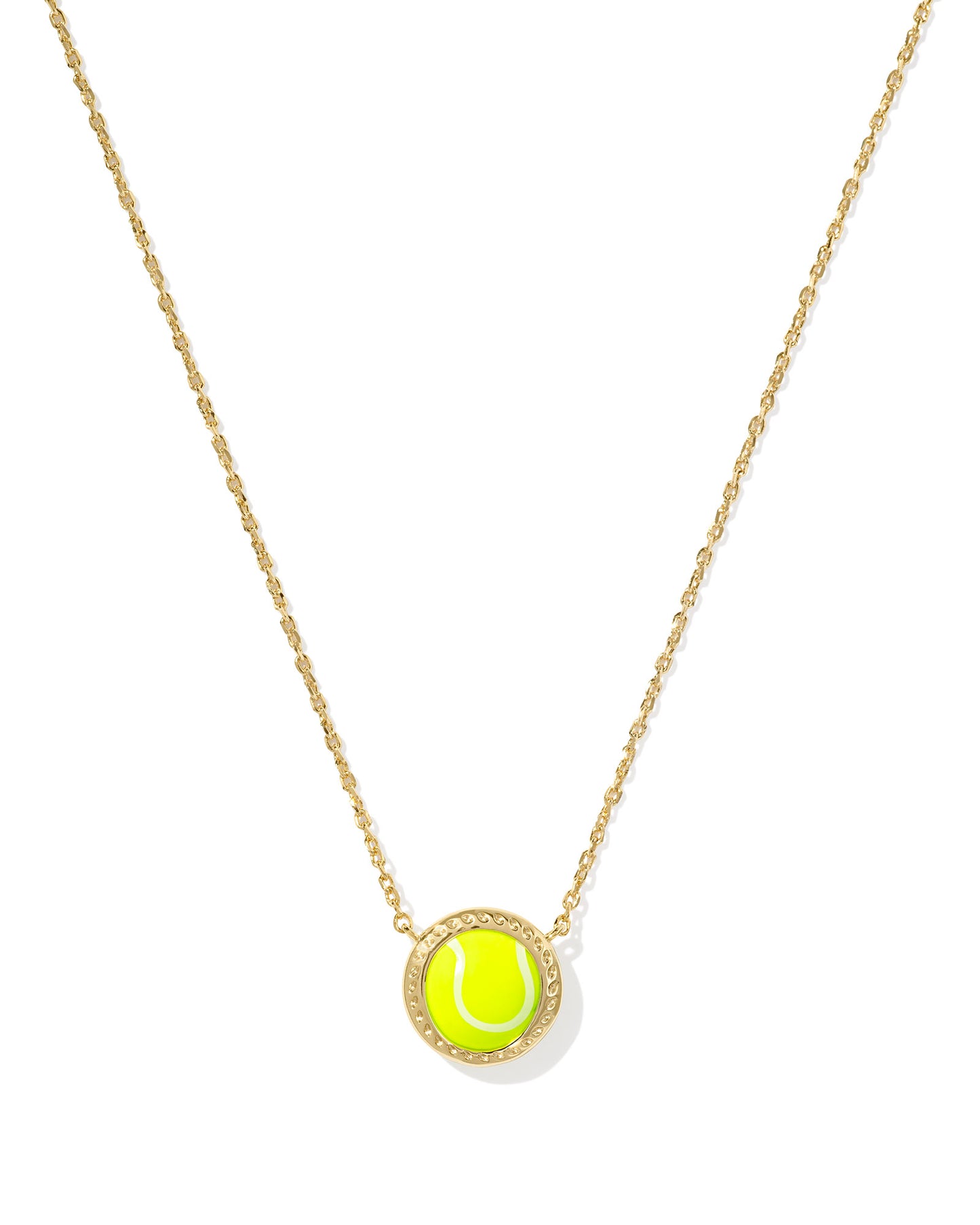 Tennis Necklace by Kendra Scott – Chartreuse Magnesite in Gold or Silver