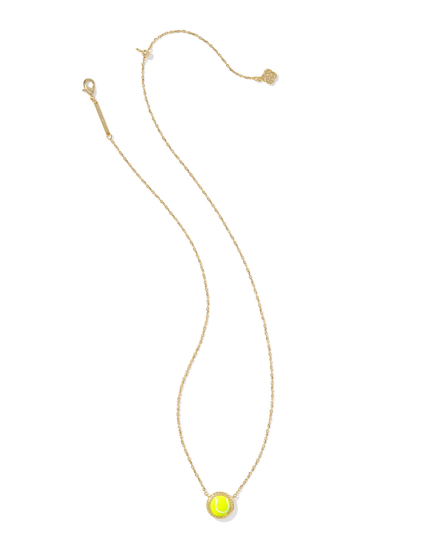 Tennis Necklace by Kendra Scott – Chartreuse Magnesite in Gold or Silver