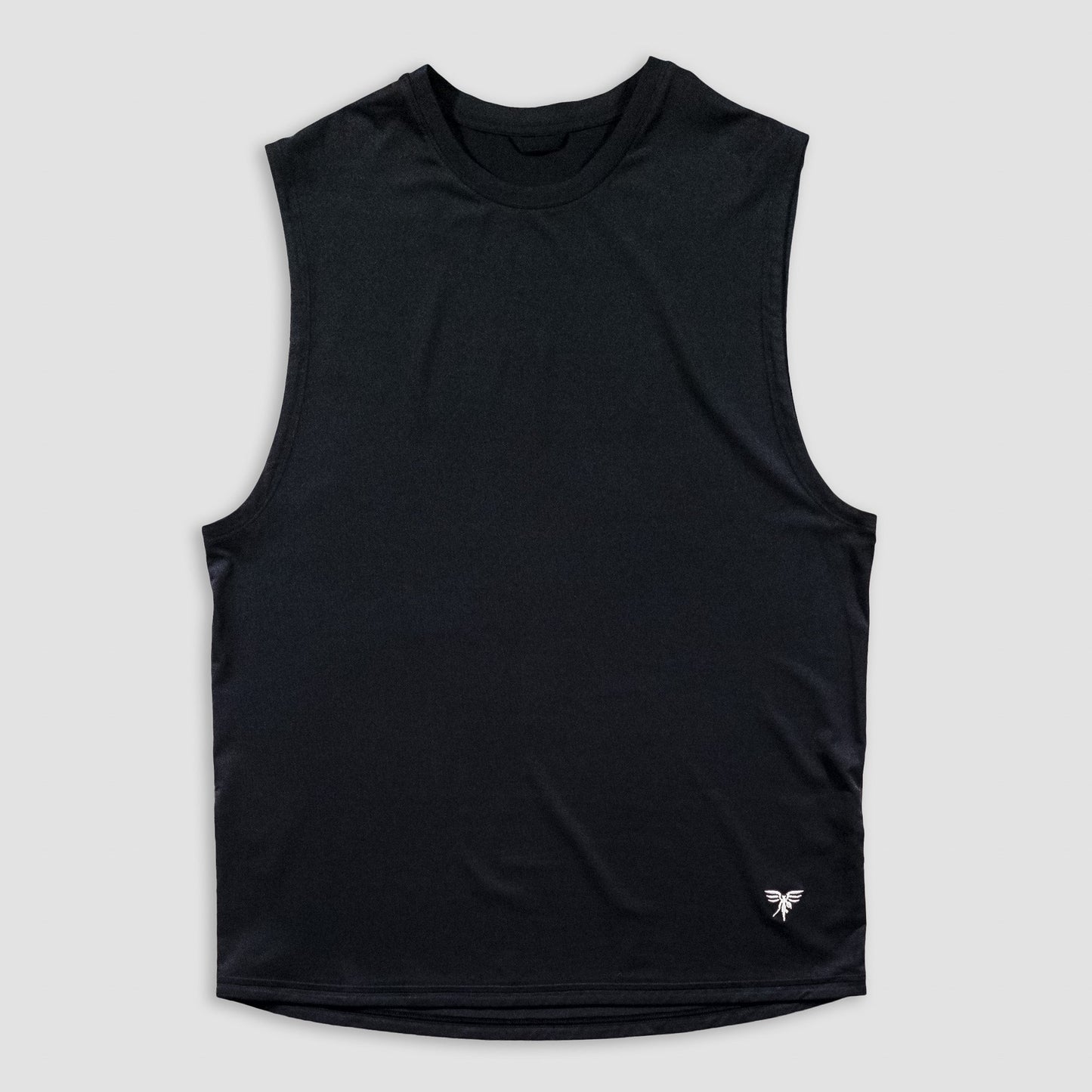 Sigrún men's tank top black front view