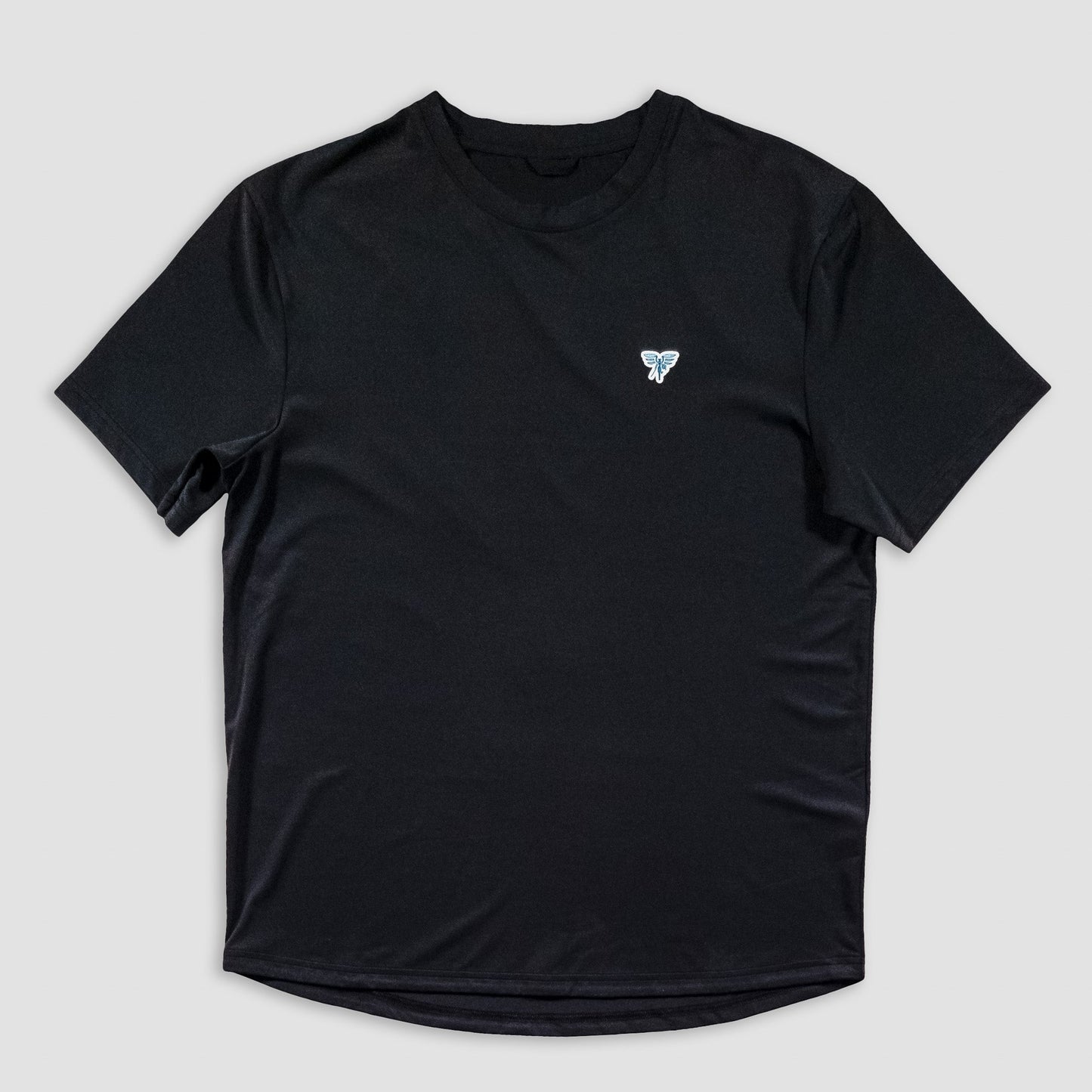 Sigrún match tee in black on tennisdujour.com.