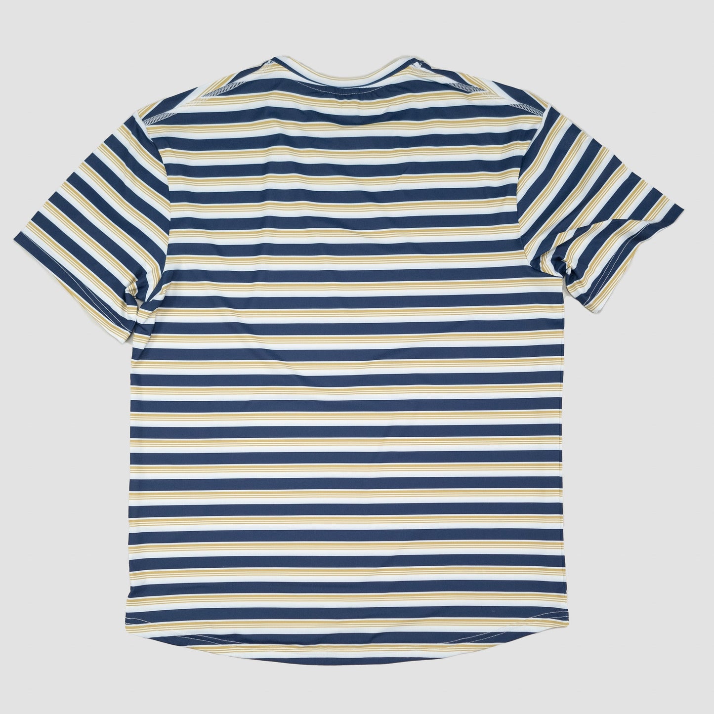Sigrún striped match tee back view.