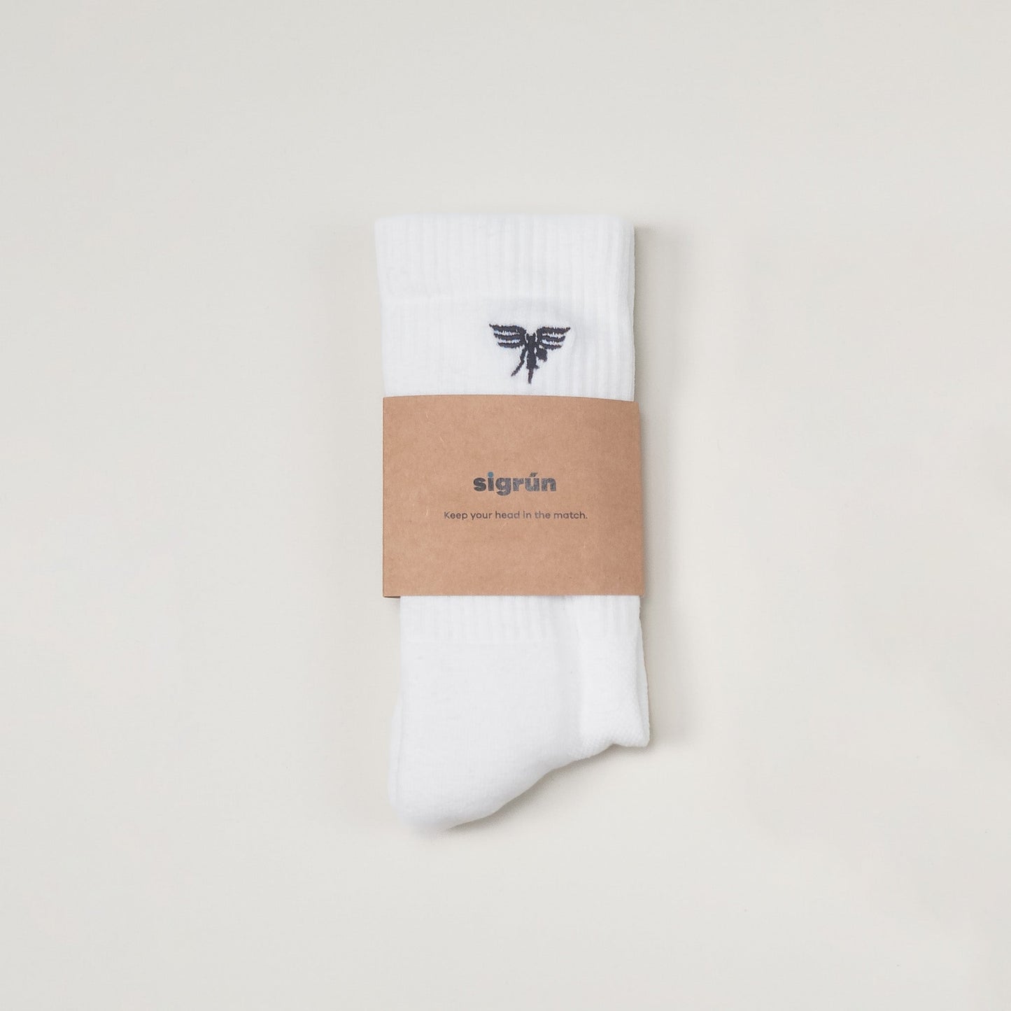 Sigrún tennis socks in white.