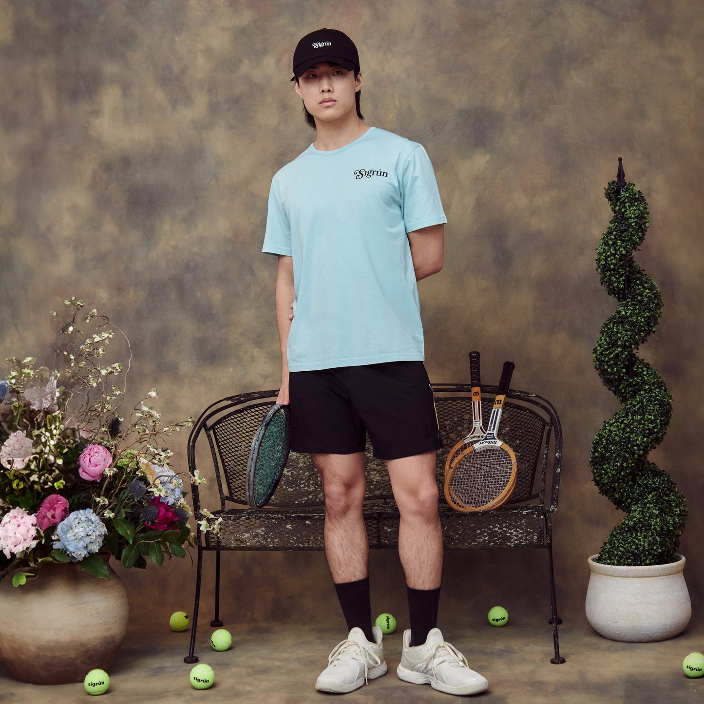 Sigrún Match Tennis Shorts v03 with Piping