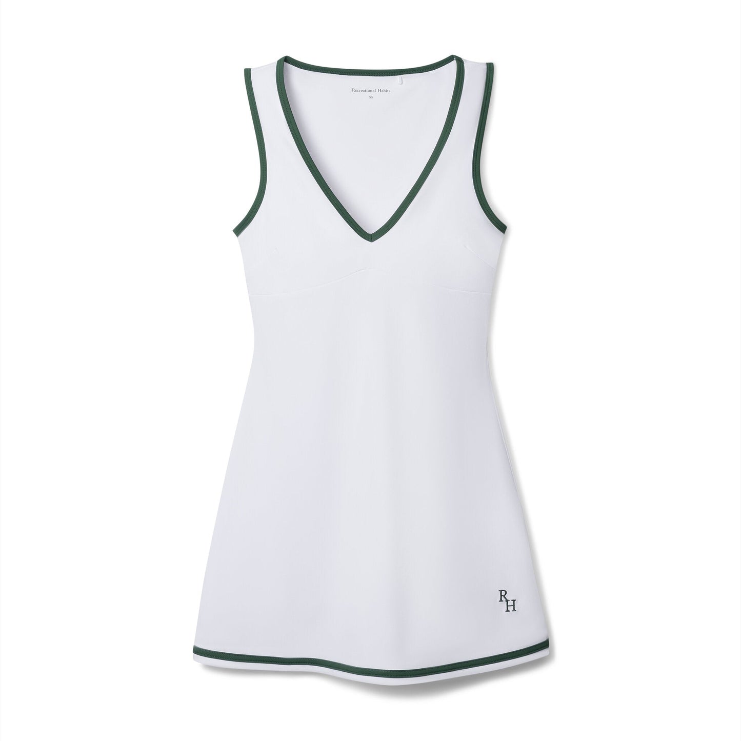 Chris Tennis Dress In White by Recreational Habits