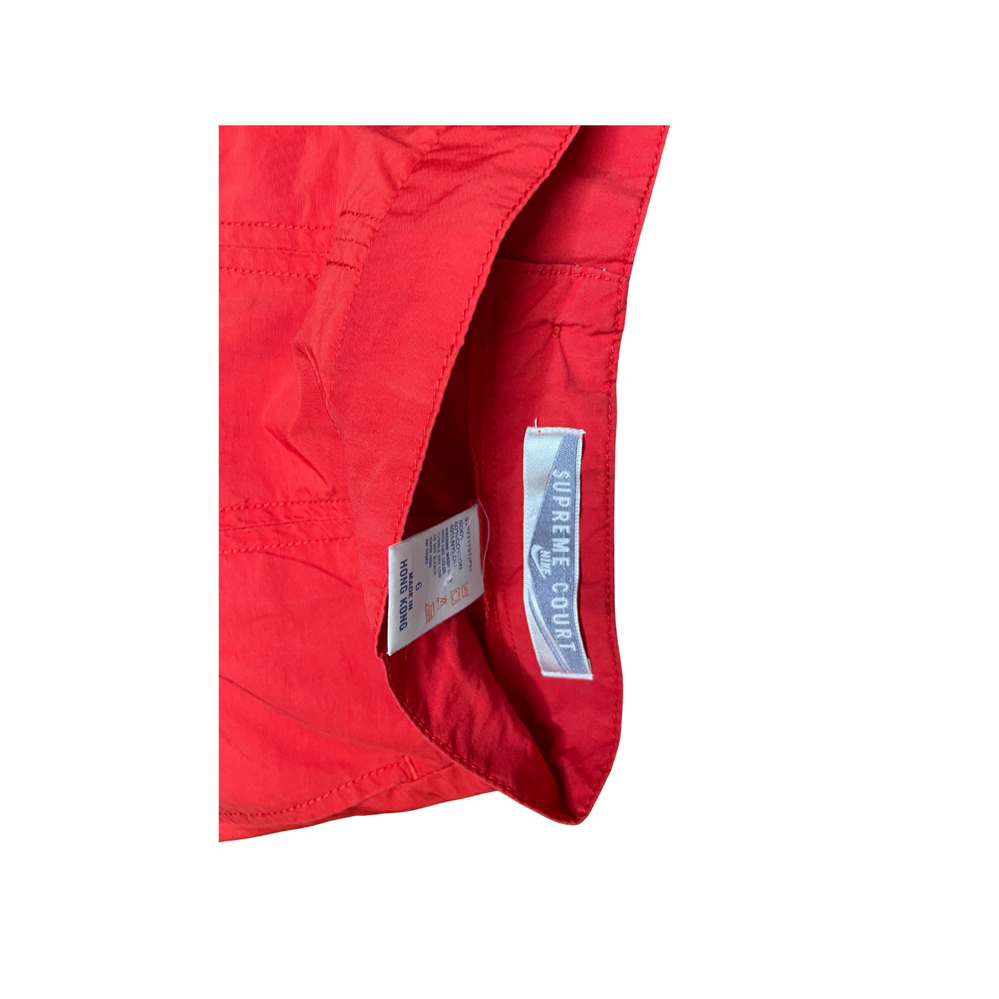 vintage red nike supreme court tennis skirt from the 90's on tennisdujour.com