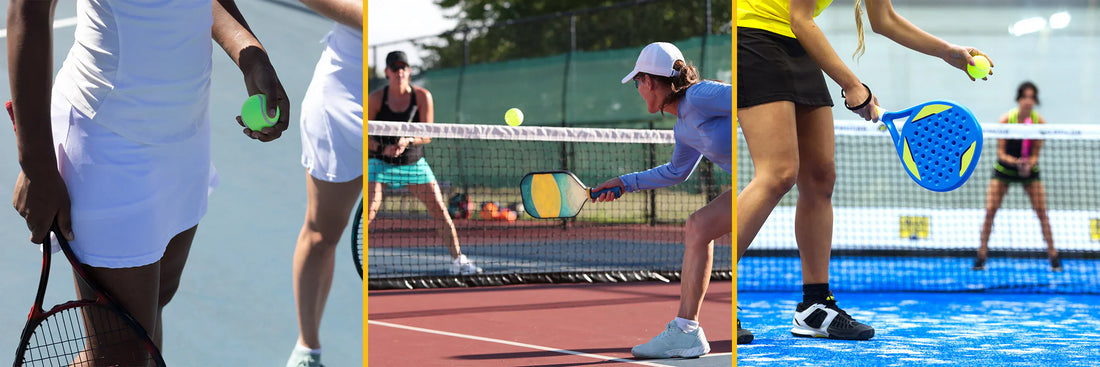 Tennis vs. Pickleball vs. Padel: What's the Difference and Which One Is Right for You?