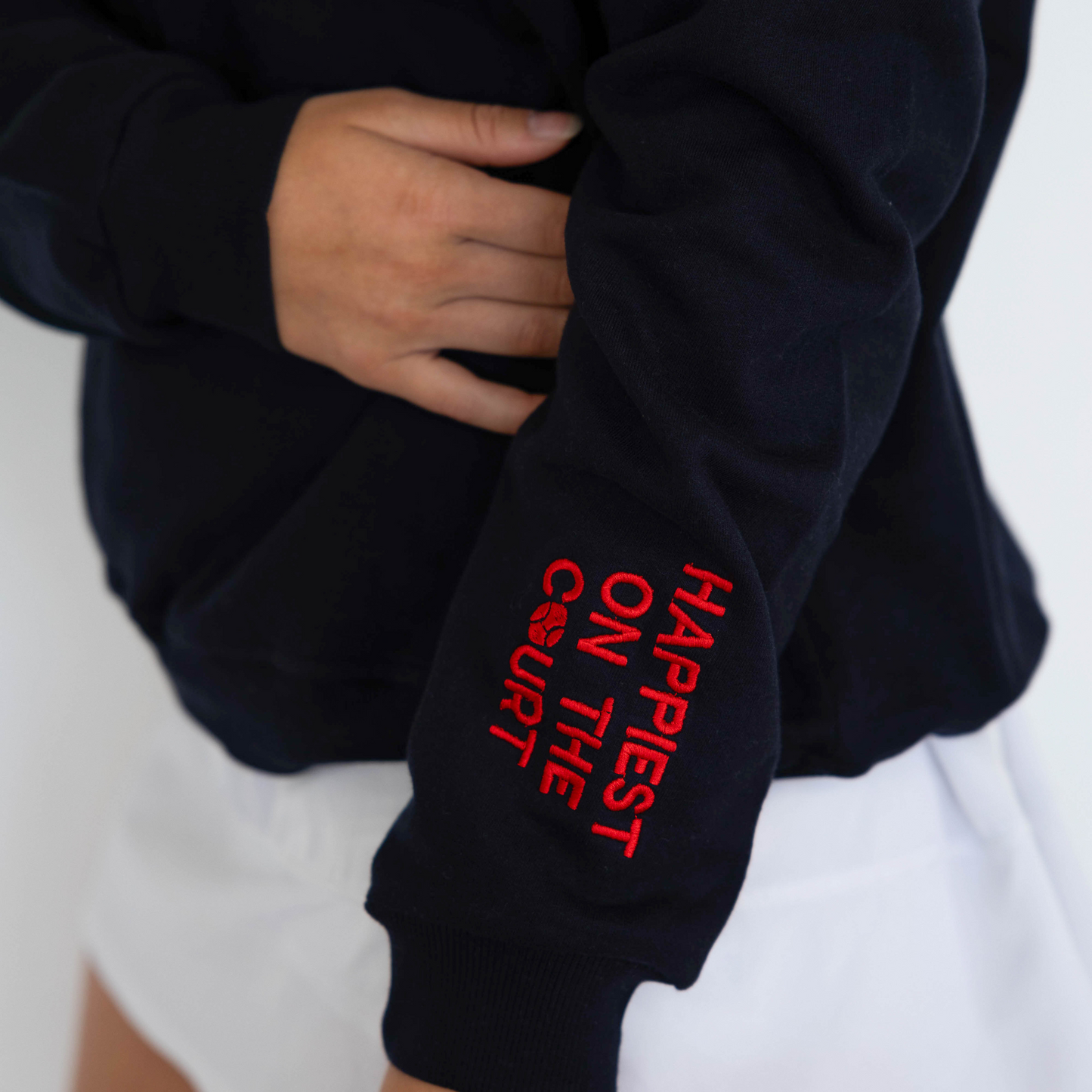 Happiest on the Court® Quarter Zip Tennis Sweatshirt