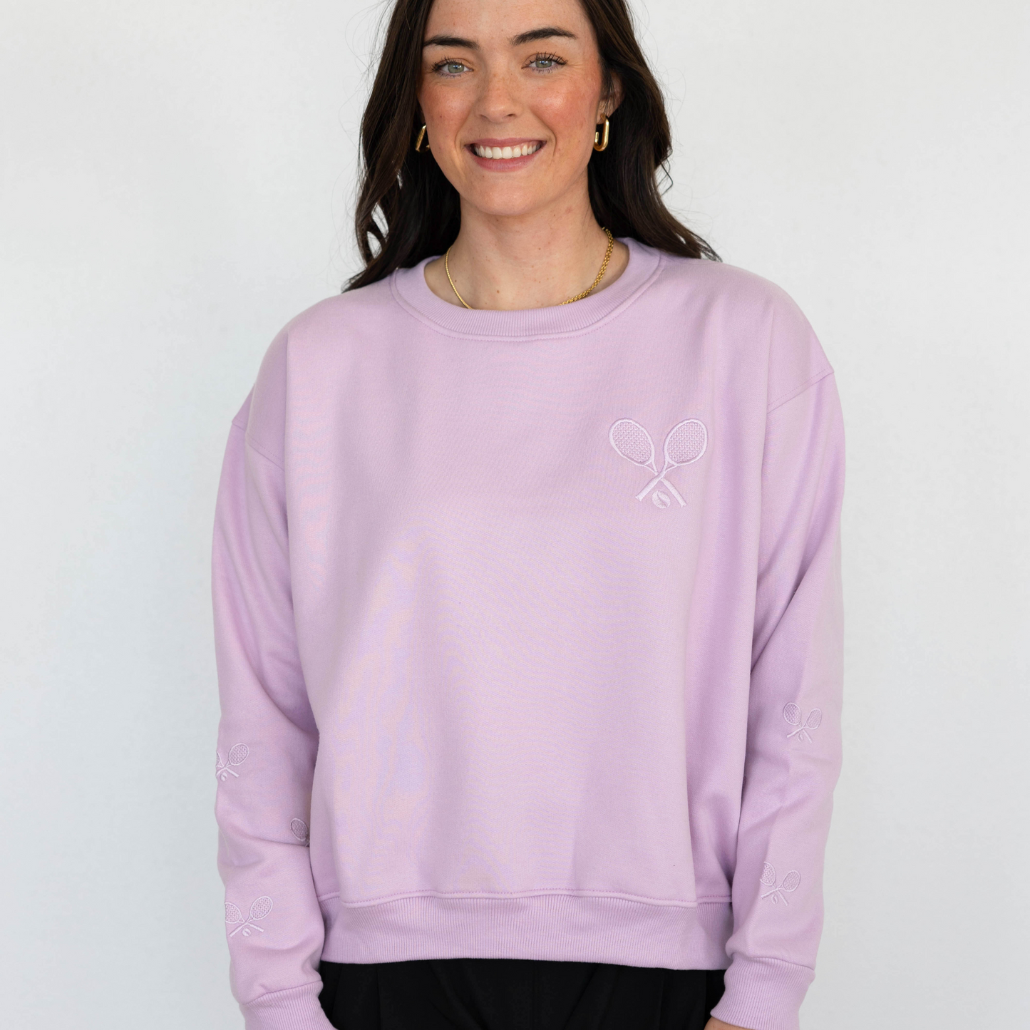 Tennis Racquets Sleeves Sweatshirt