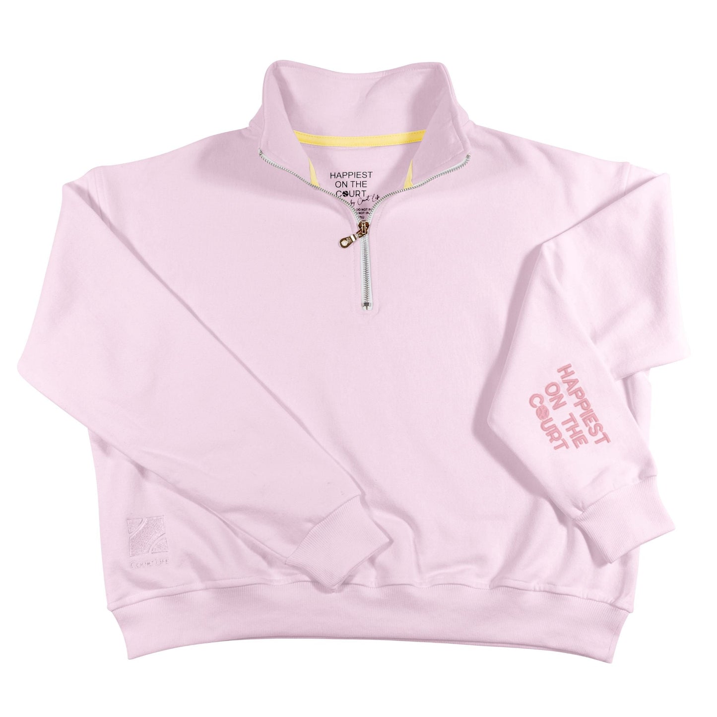 Happiest on the Court® Quarter Zip Tennis Sweatshirt