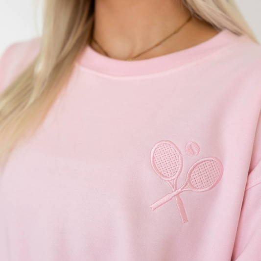 Tennis Racquets Sleeves Sweatshirt