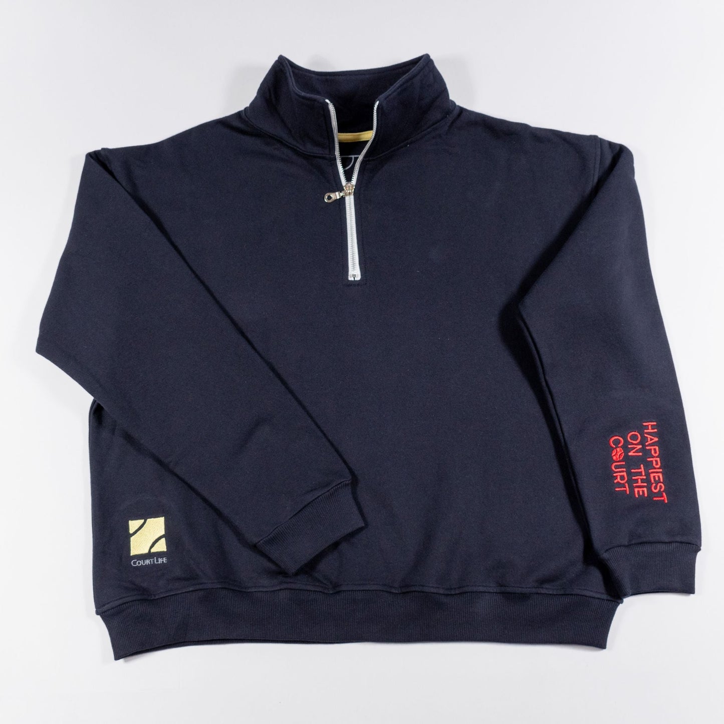Happiest on the Court® Quarter Zip Tennis Sweatshirt
