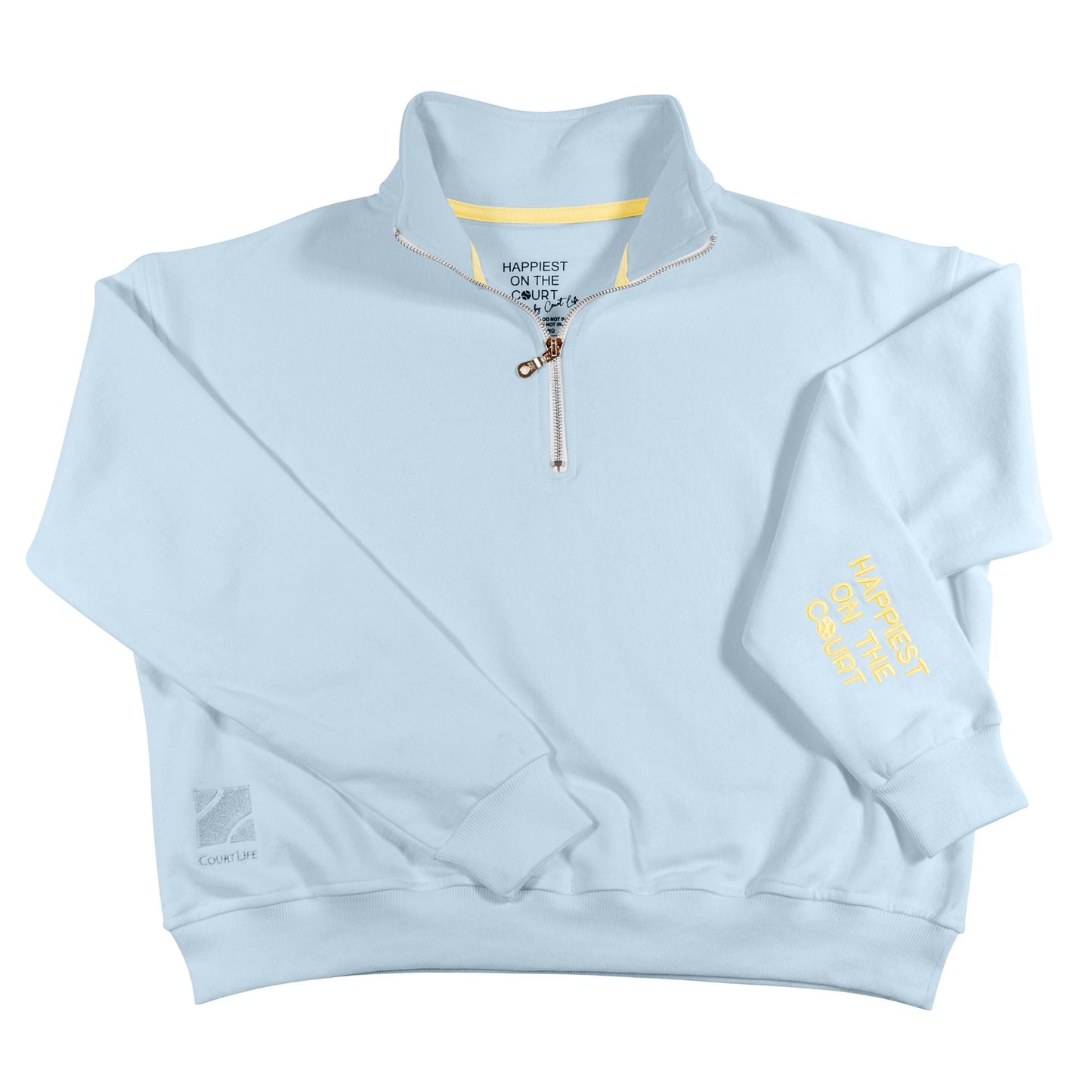 Happiest on the Court® Quarter Zip Tennis Sweatshirt