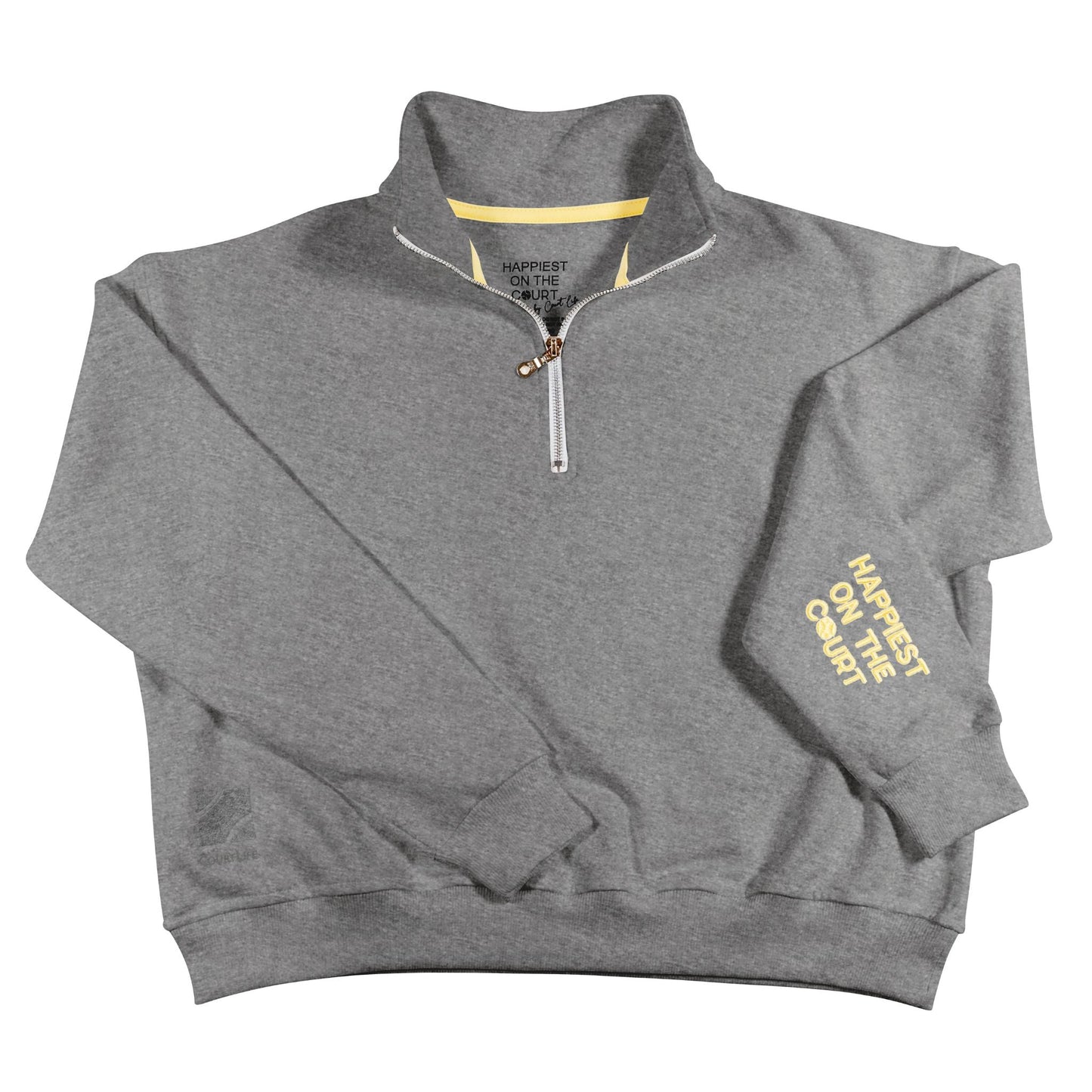 Happiest on the Court® Quarter Zip Tennis Sweatshirt
