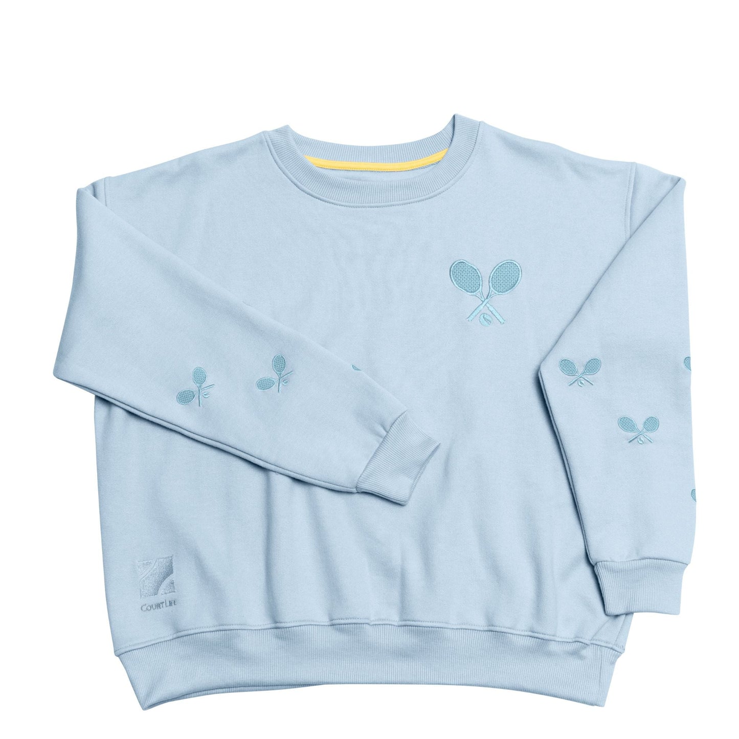 Tennis Racquets Sleeves Sweatshirt