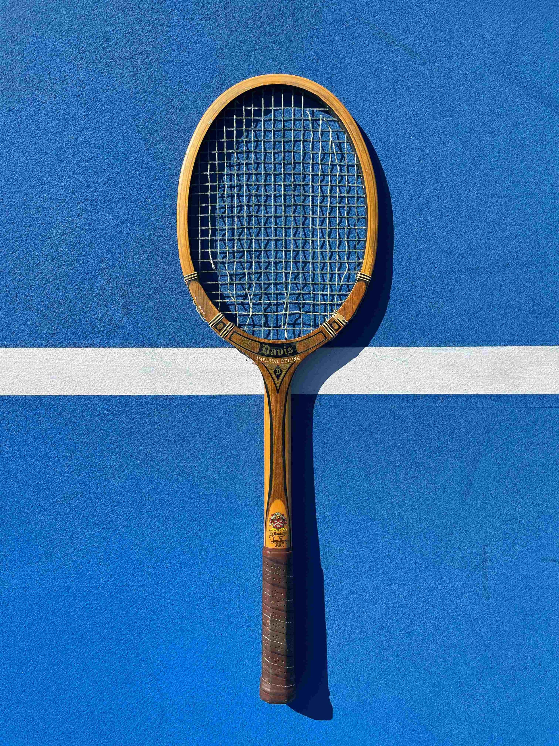 Tad Davis Imperial Wooden Tennis Racquet