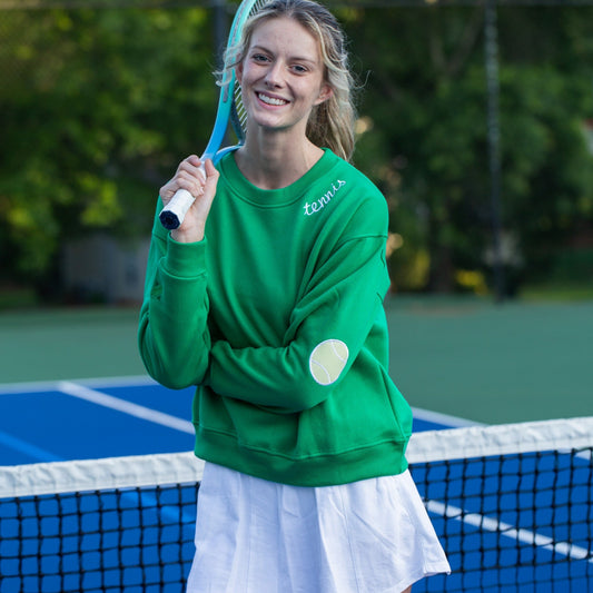 Tennis patches sweatshirt by CourtLife