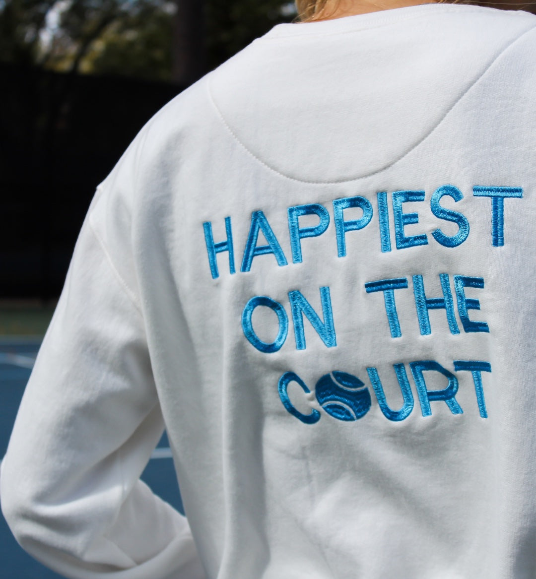 Happiest On The Court®Tennis Sweatshirt