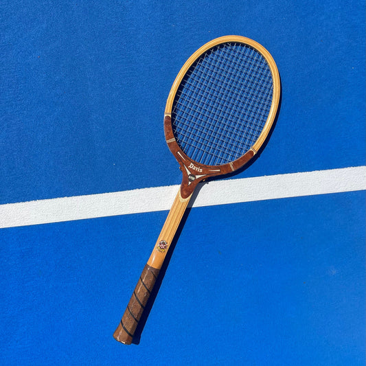 Vintage Tad Davis Wood Imperial Tennis Racquet