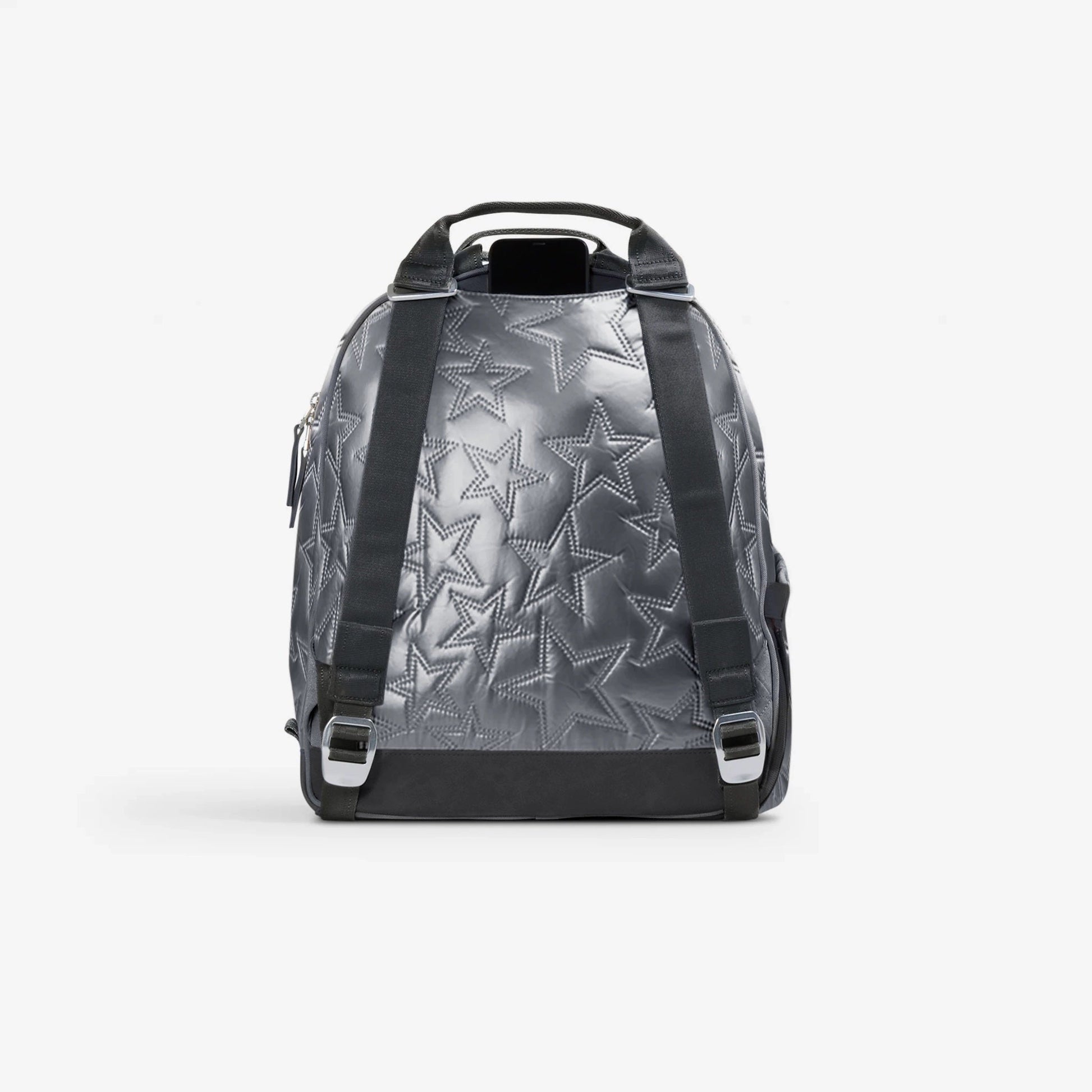 Doubletake tennis Backpack with star pattern on a white background