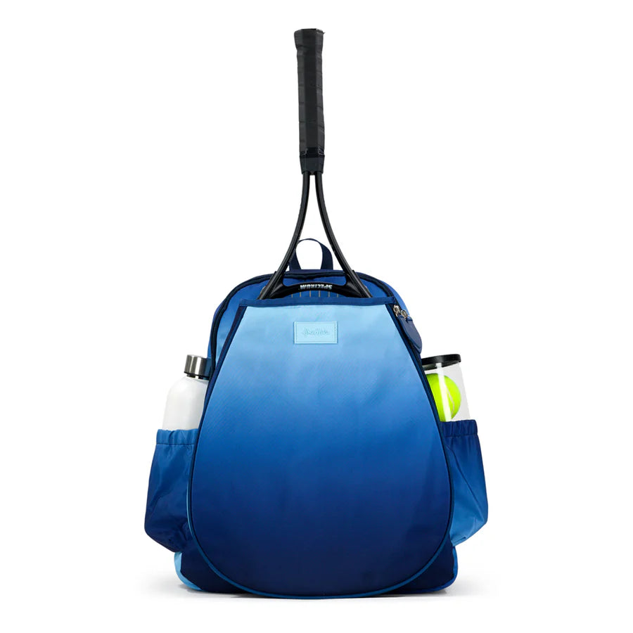 Ombre blue tennis backpack by Ame&Lulu on TennisDuJour.com