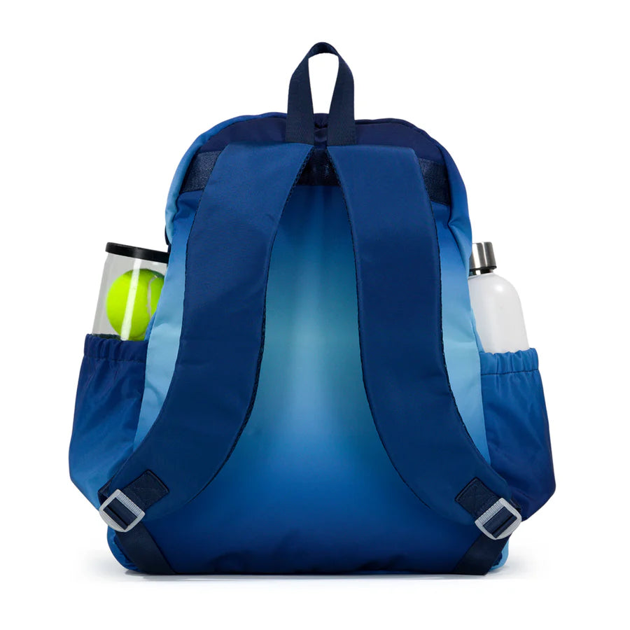 Ombre blue tennis backpack by Ame&Lulu on TennisDuJour.com