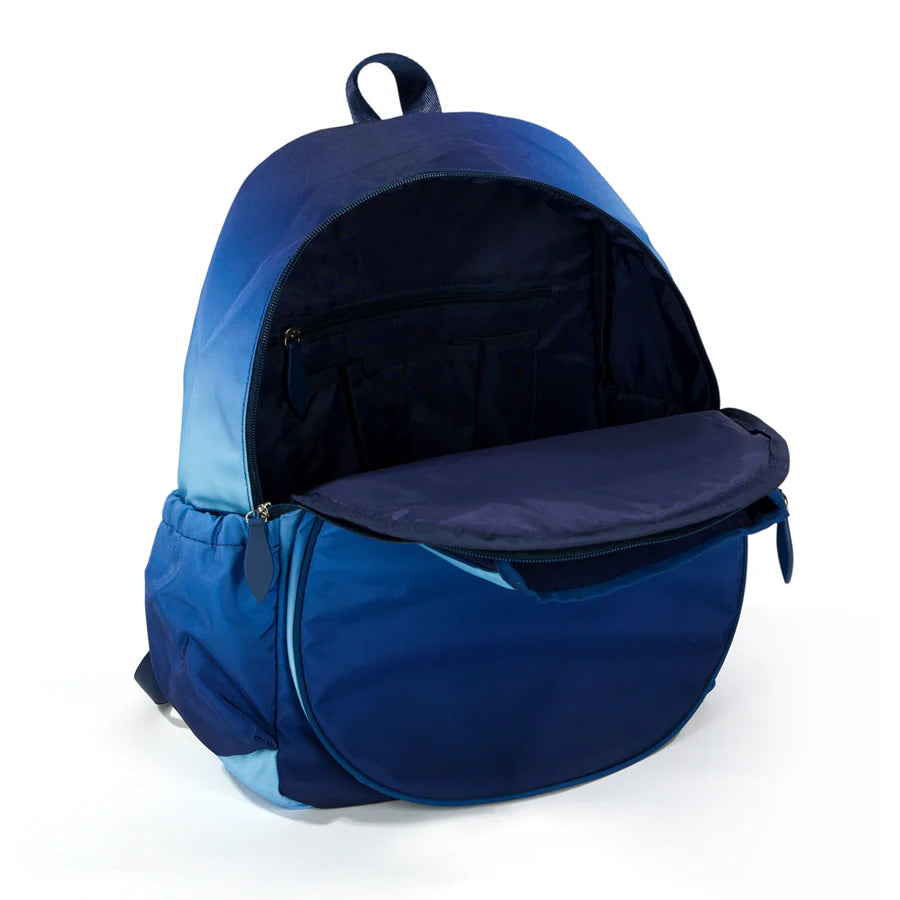 Ombre blue tennis backpack by Ame&Lulu on TennisDuJour.com