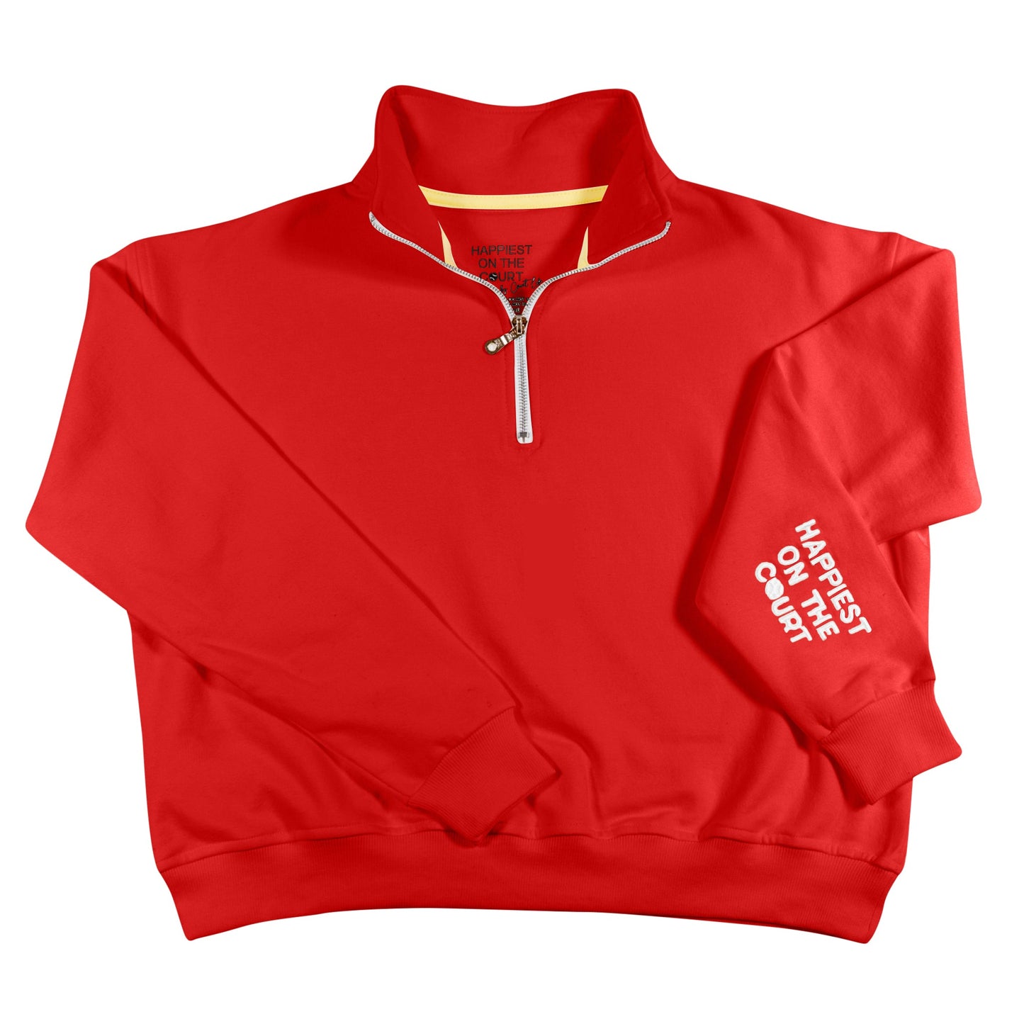 Happiest on the Court® Quarter Zip Tennis Sweatshirt