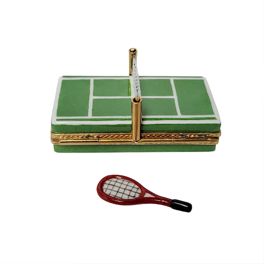 Rochard Porcelain Tennis Court Box on TennisDuJour.com