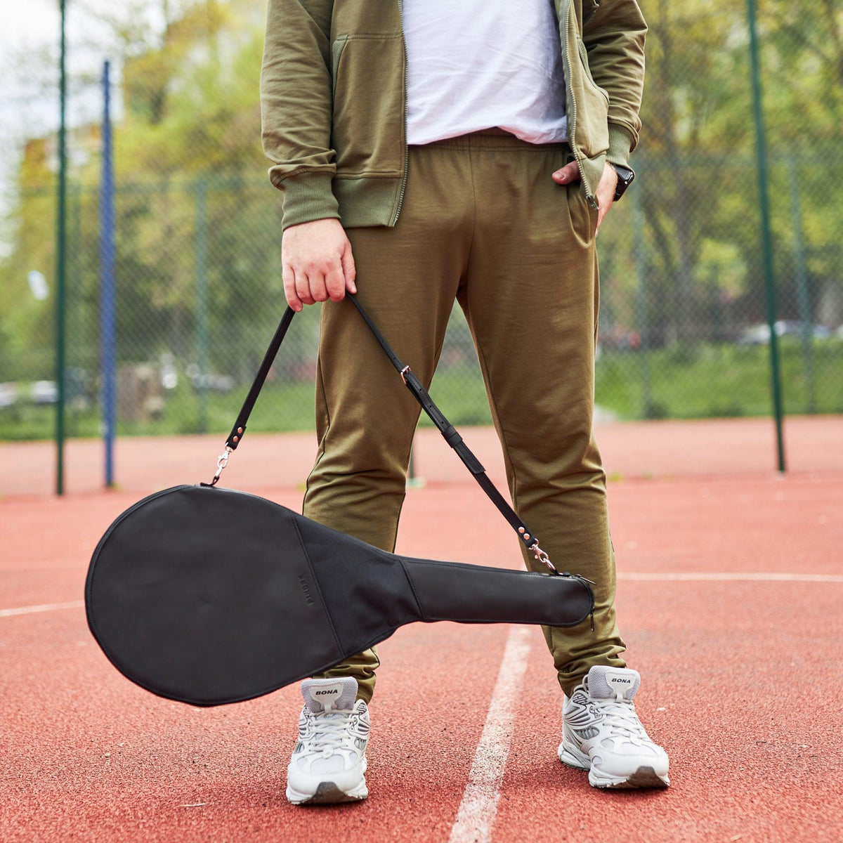 Leather Tennis Bag