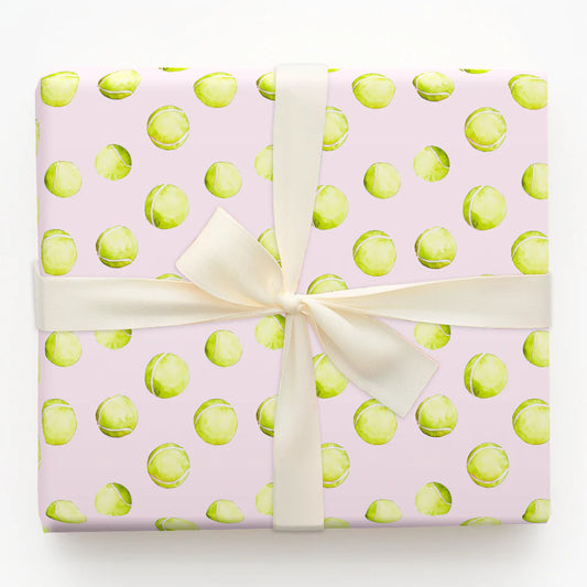 Tennis Ball Bliss Wrapping Paper