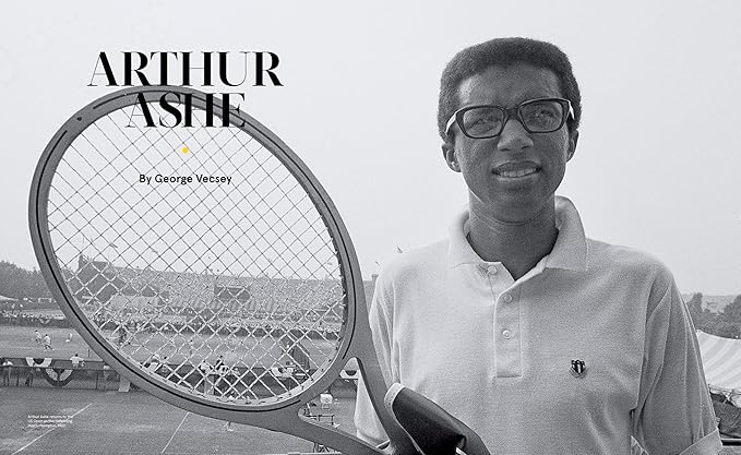 US Open 50 Years of Championship Tennis Book Inside Page - Arthur Ashe on TennisDuJour.com