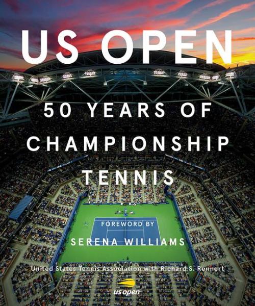 US Open 50 Years of Championship Tennis Hardcopy Book Cover on TennisDuJour.com