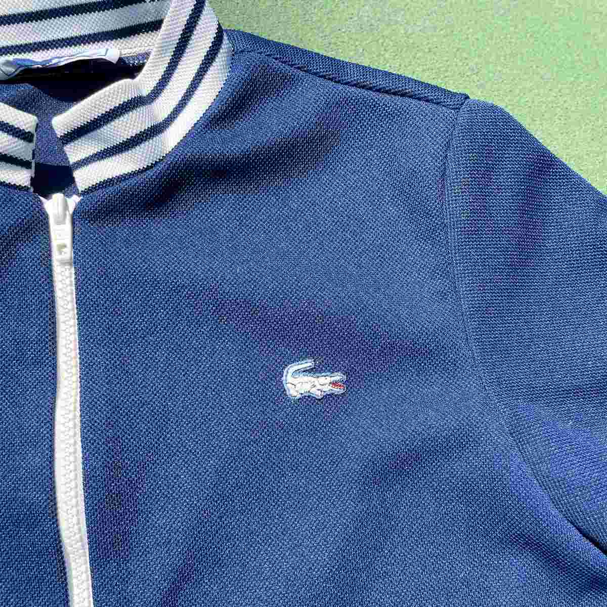 Vintage Chemise Lacoste Zip-Front Polo Dress