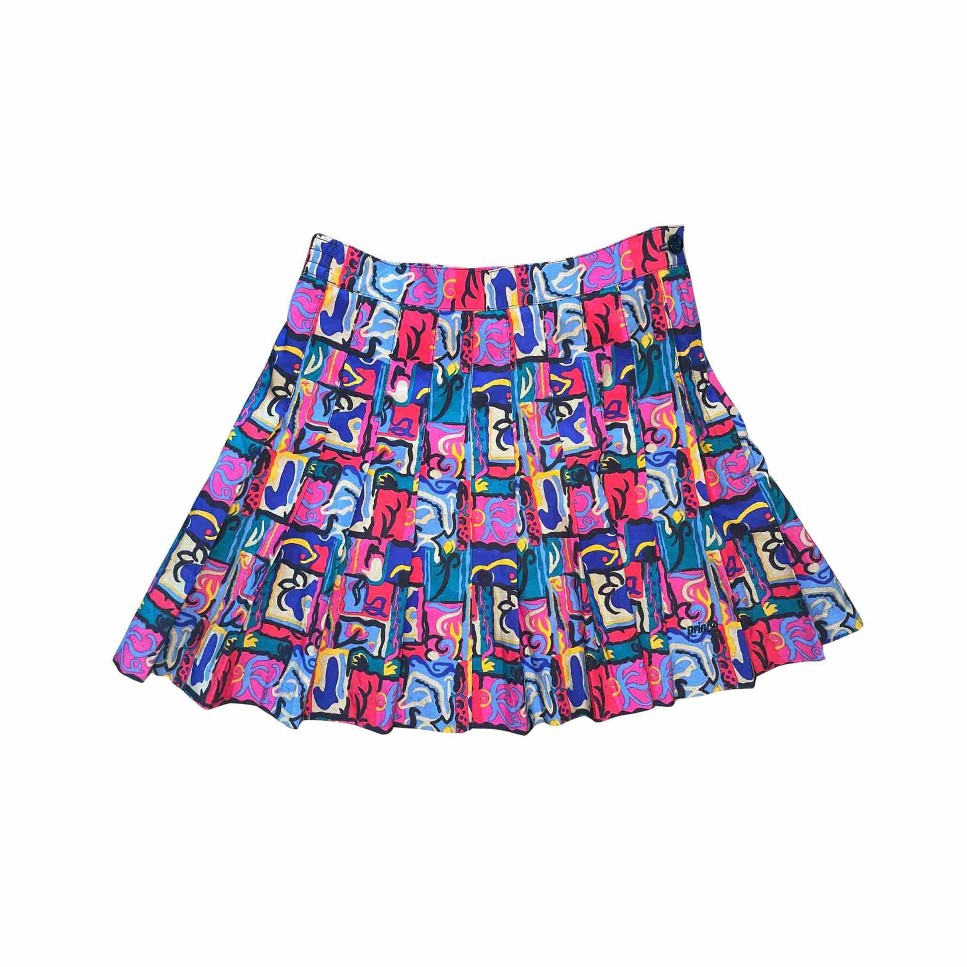 Vintage multicolored Tennis Skirt