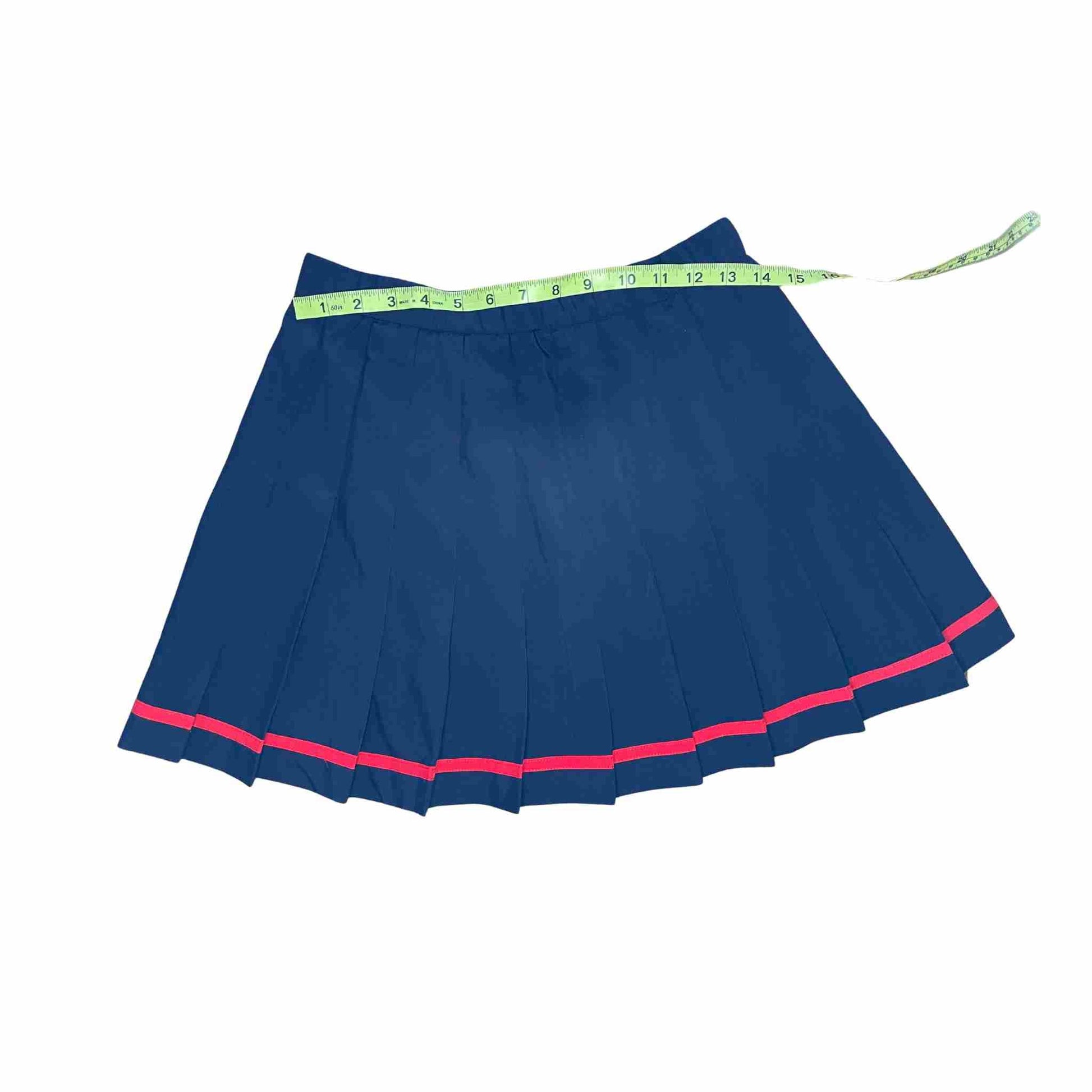 Set of blue bags with red trim on a white background