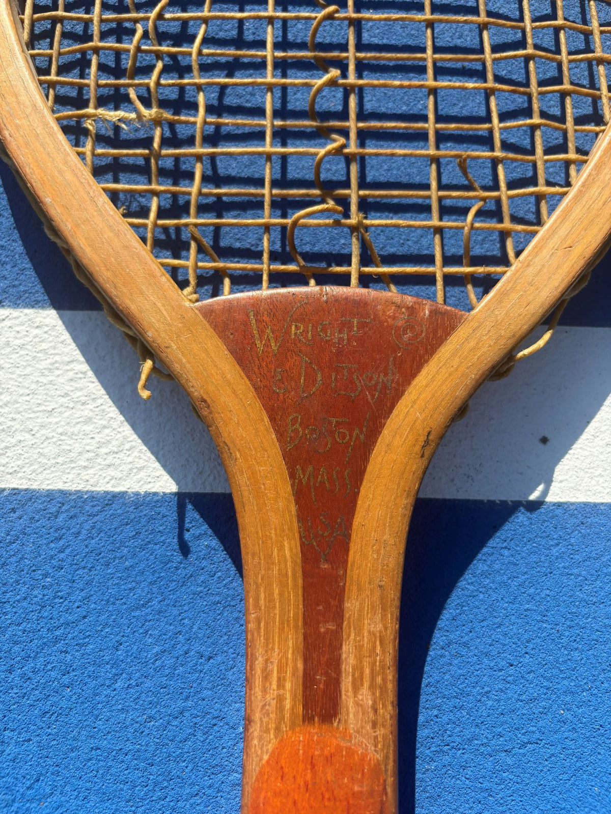 Vintage Tennis racquet wright & Ditson