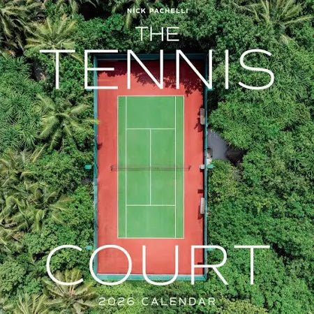 The Tennis Court Wall Calendar 2026 on TennisDuJour.com
