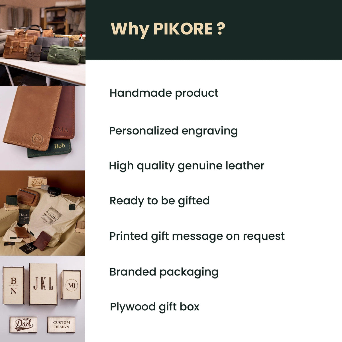 Pikore product specifications.